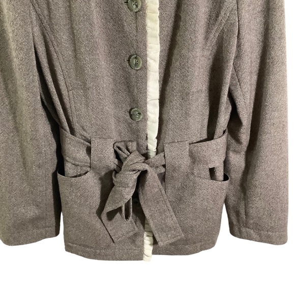 St. John Sport 100% Wool Blazer Pant Suit Set - Picture 4 of 10